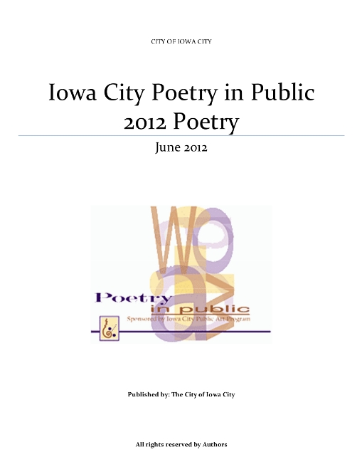 Cover image for Iowa City Poetry in Public